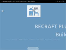 Tablet Screenshot of becraftplus.com